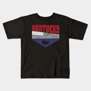 Retro Vintage Kentucky USA Kids T-Shirt